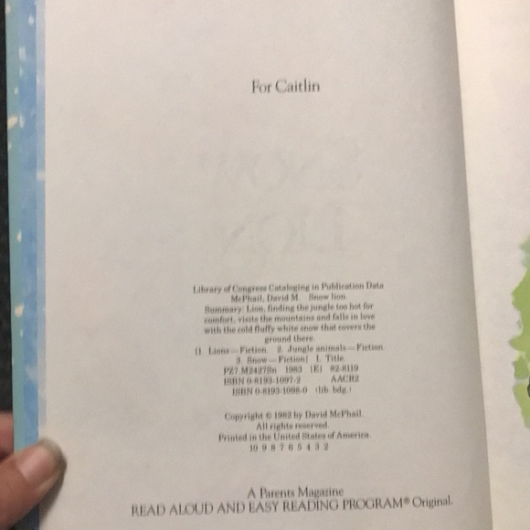 Snow Lion By David McPhail - Picture 9 of 16